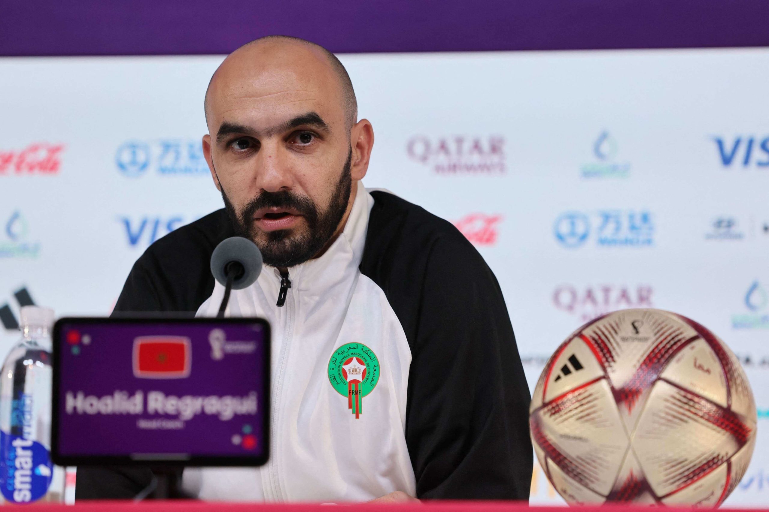 مدرب المنتخب المغربي وليد الركراكي