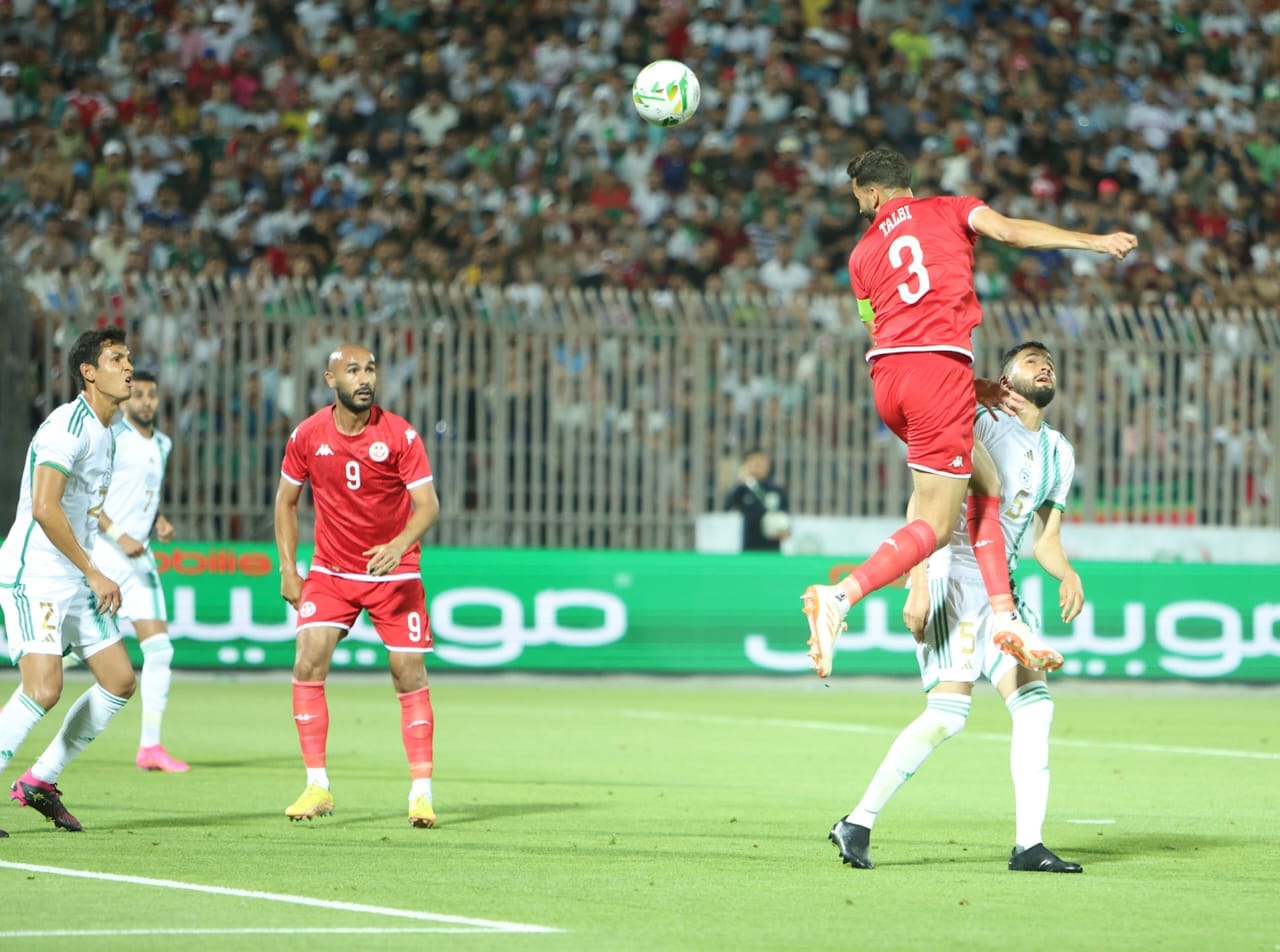 تقدم المنتخب التونسي بهدف سجله منتصر الطالبي