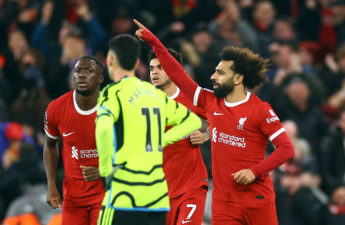 تعادل ليفربول مع ضيفه أرسنال 1- 1