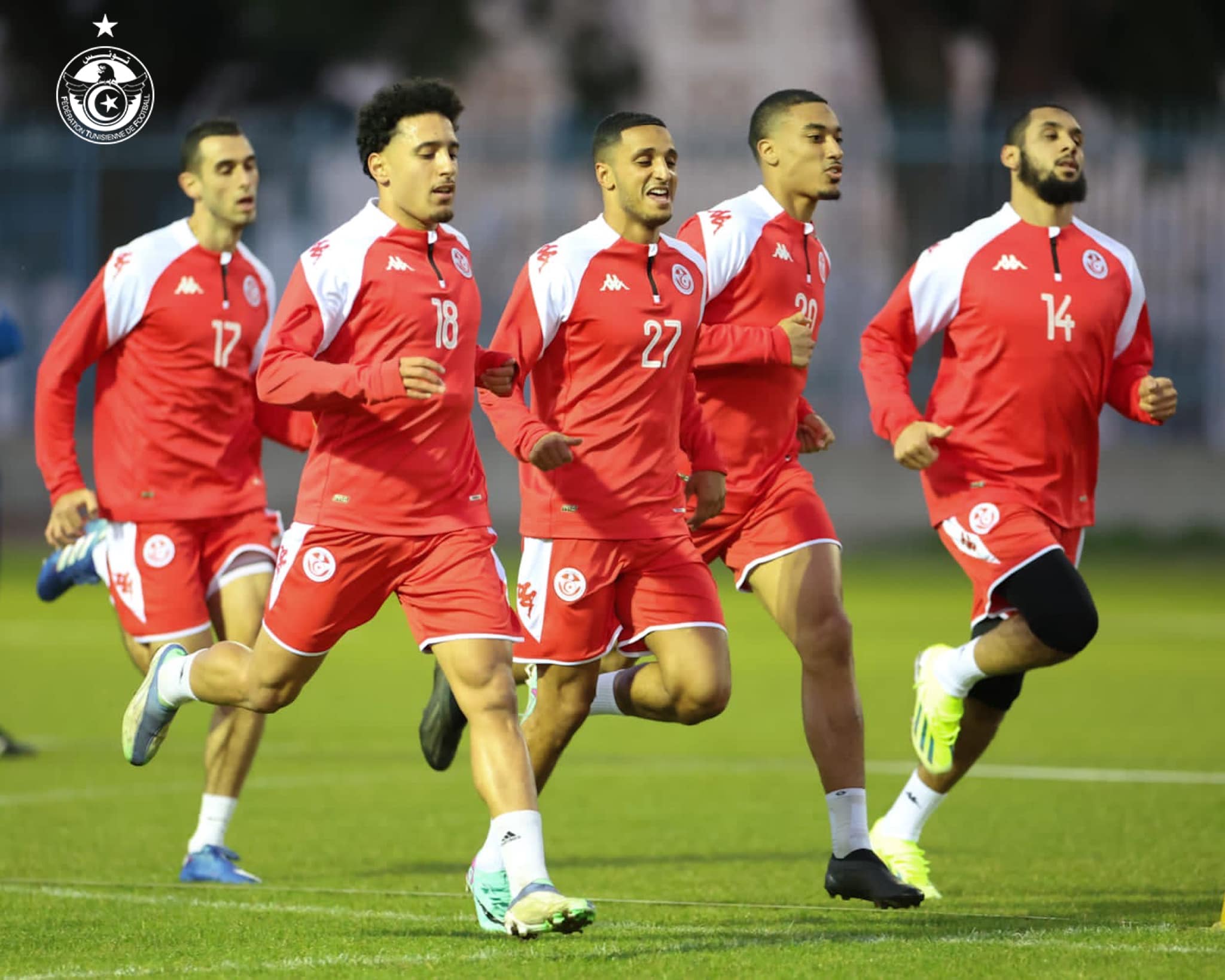 لاعبو المنتخب التونسي لكرة القدم