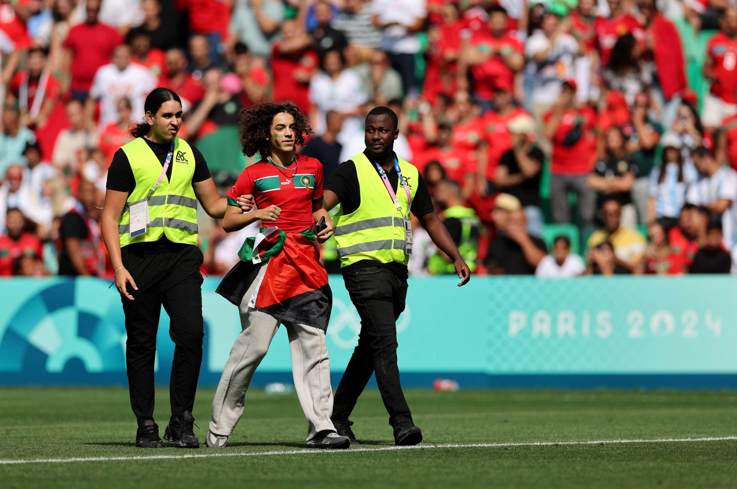 مباراة الأرجنتين والمغرب في مسابقة كرة القدم ضمن أولمبياد باريس