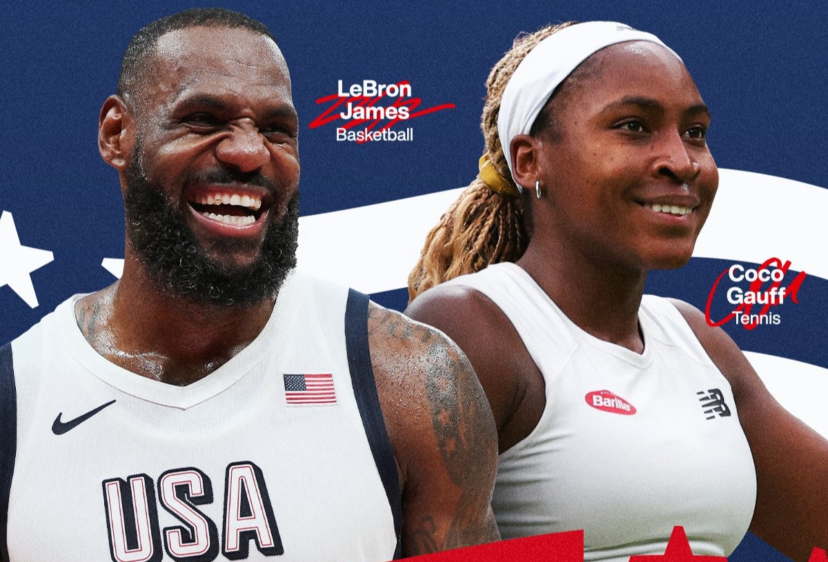 كوكو غوف وليبرون جيمس سيحملان علم أمريكا في حفل افتتاح الأولمبياد