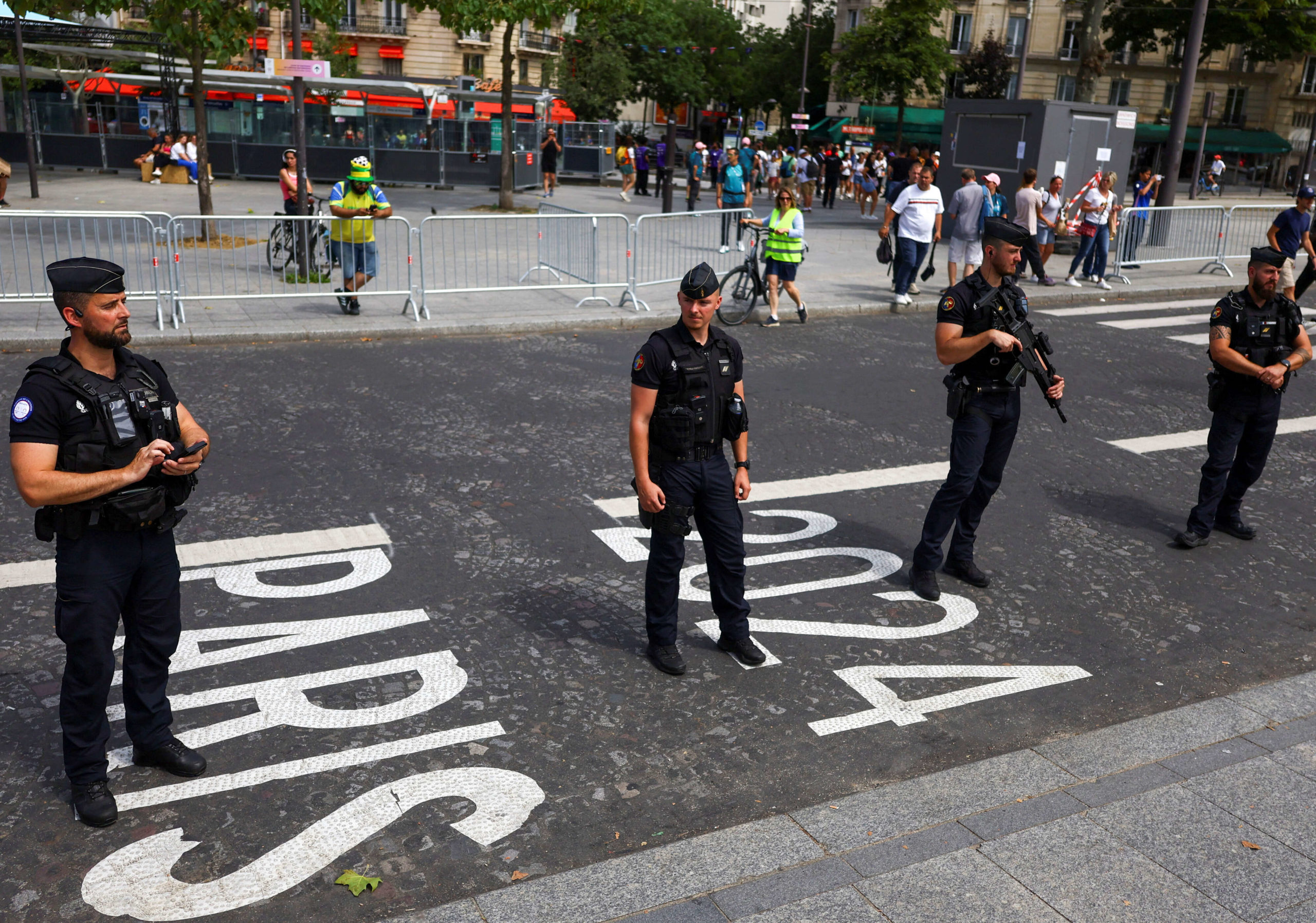 الشرطة بالمرصاد في ألعاب باريس الأولمبية