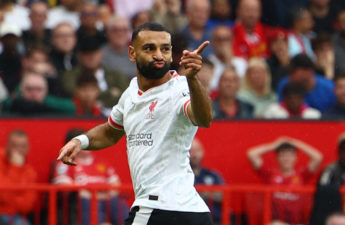 الدولي المصري محمد صلاح نجم ليفربول الإنجليزي