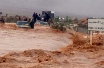 فيضانات وأمطار استثنائية في صحراء المغرب