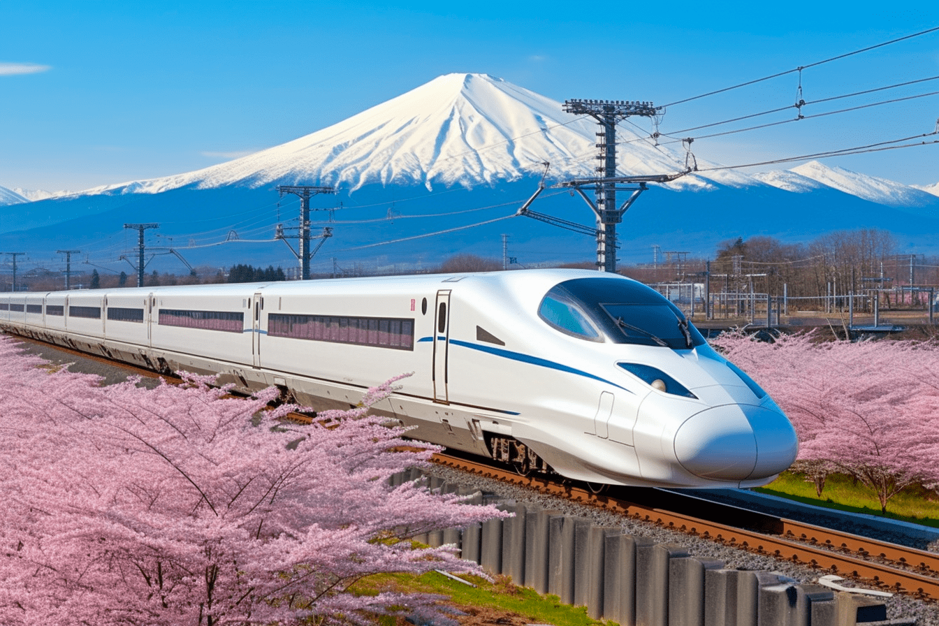 قطارات Shinkansen عالية السرعة