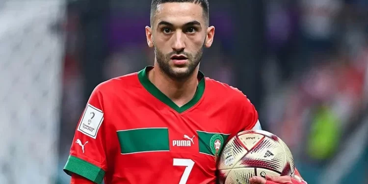 نجم المنتخب المغربي حكيم زياش