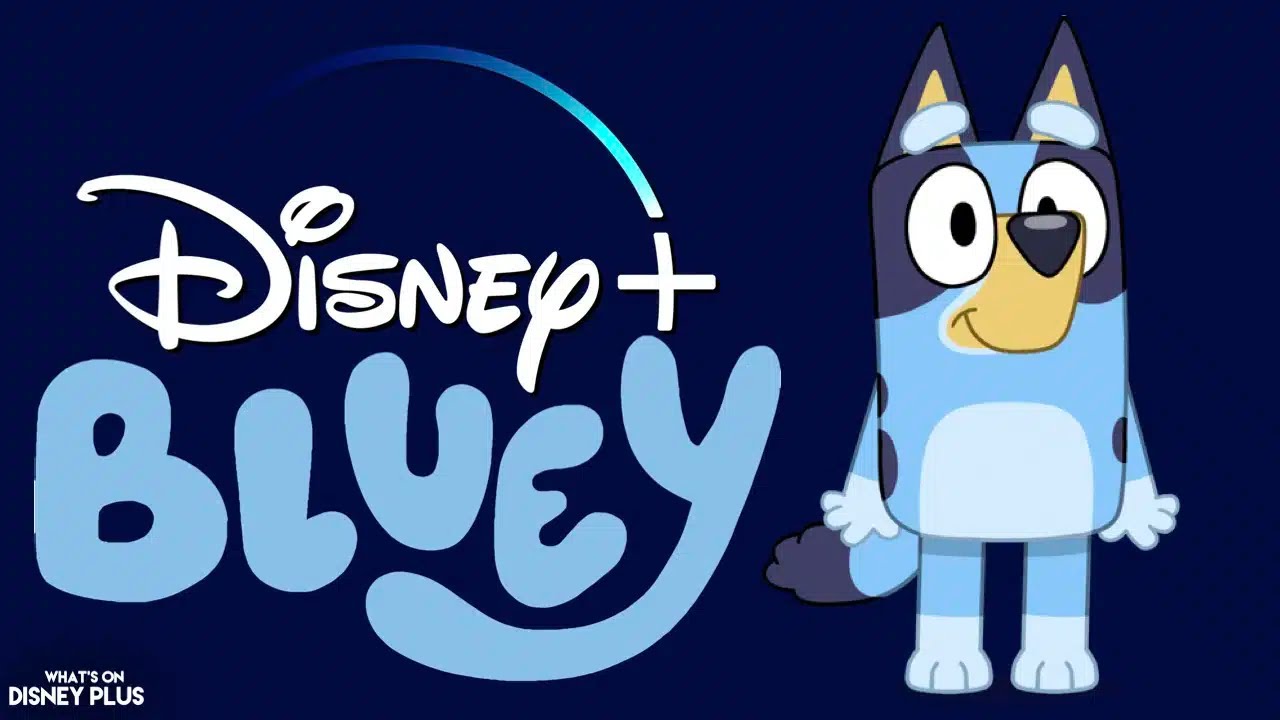 مسلسل الرسوم المتحركة الأسترالي للأطفال Bluey الذي توفّره منصة "ديزني +"